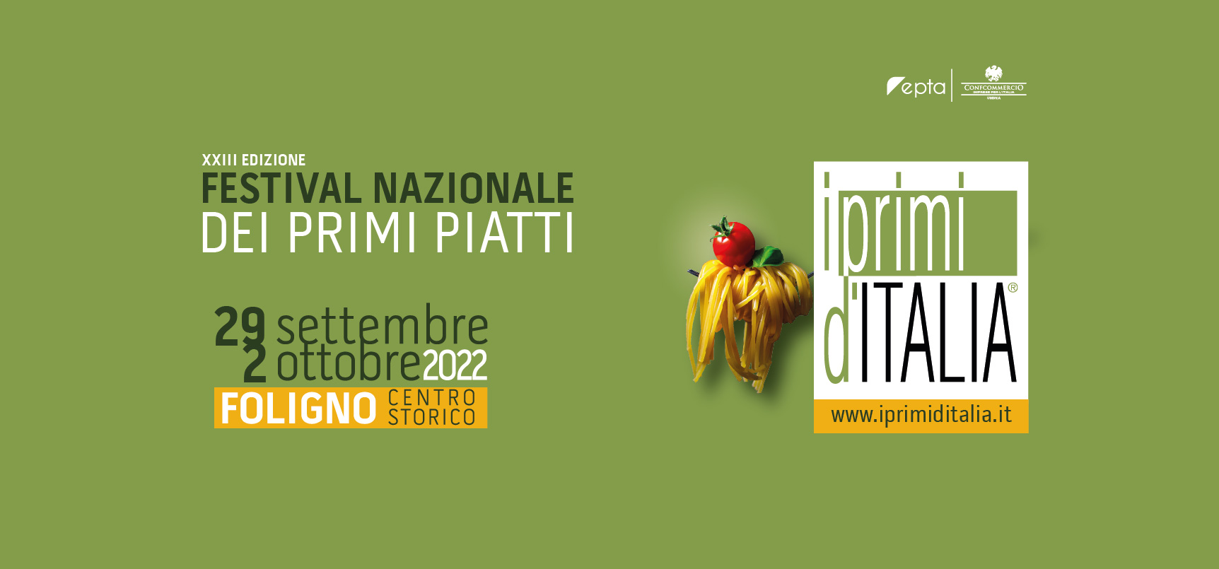 XXII Festival nazionale dei primi piatti – I Primi d’Italia